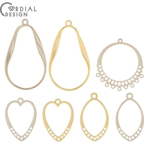 Cordial Design 100Pcs Jewelry Accessories/DIY Connectors/Irregular Loop Shape/Hand Made/Earring Findings/Jewelry Making/Charms