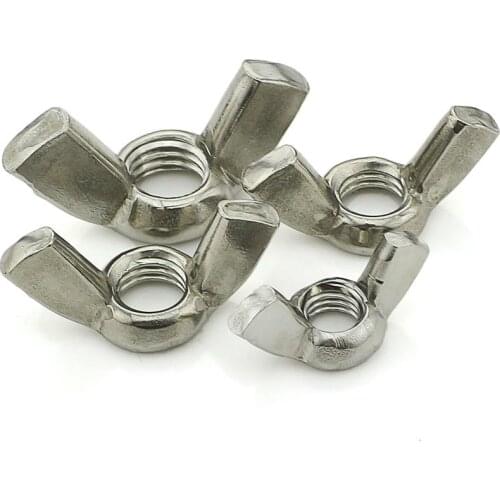 2PCS-M10 DIN315 A2-70 304 Stainless Steel Claw Nut Butterfly Nut