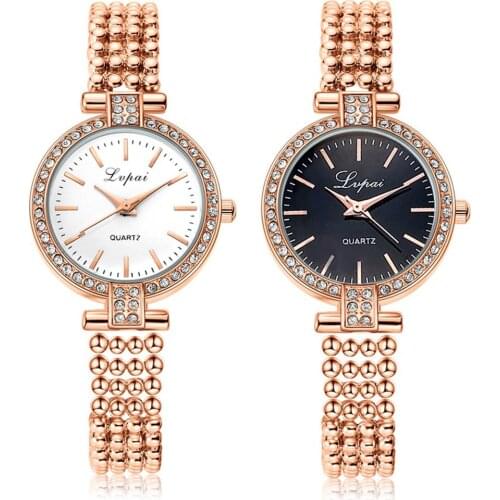 Watches Lady Fashion Rhinestone Inlaid Slims Mesh Band Business Quartz Analog Wrist Watch relogio relogios feminino Ladies Dress