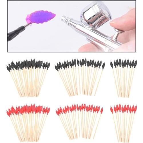 Kids Alligator Clip Stick Wood Children Model Probe Tool for Airbrush Parts