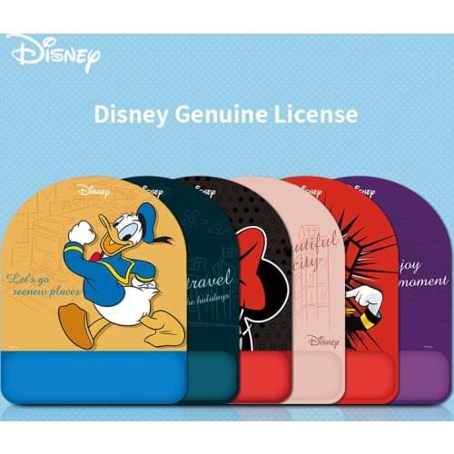 Disney Mickey Minnie Mouse Pad with Wrist Rest for Computer Laptop Notebook Keyboard Mouse Mat with Hand Rest Gaming Mice Pad