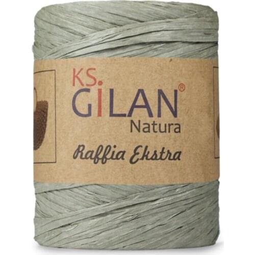 Gilan Raffia Extra Bag Making Rope 250gr-dark Gray