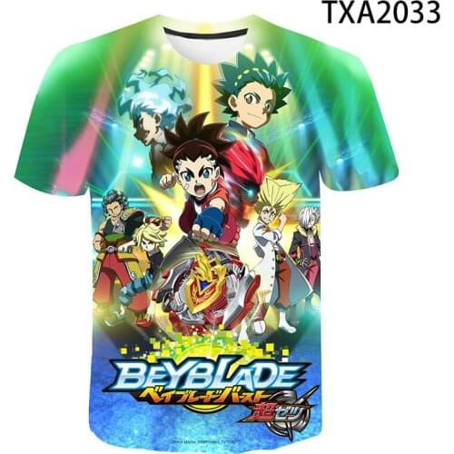 Summer Beyblade Burst 3D Printed T Shirts Casual Men Women Children Short Sleeve Streetwear Boy Girl Kids Cool Tops Tee