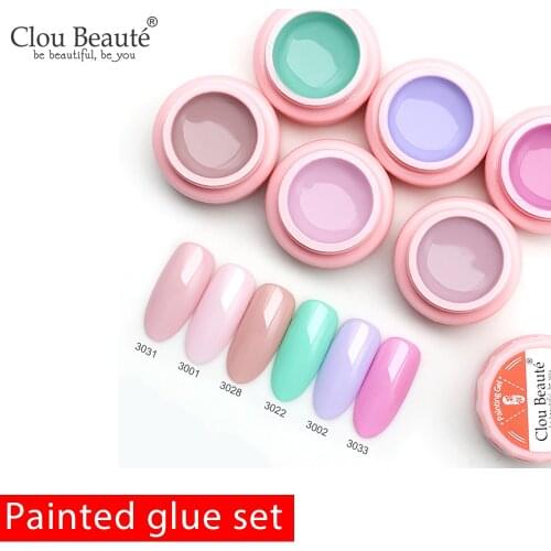 Clou Beaute 5 ML Painting Gel Set 72 Colors UV Gel Nail Polish Soak Off Nail Lacquer Nail Art Tips Design Manicure Paint Gel Ink