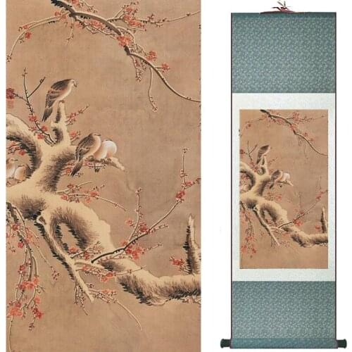 Birds and flowers painting home office decoration painting living room painting 19082417