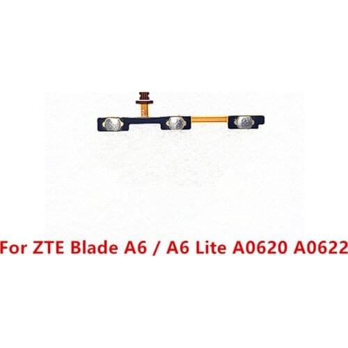 Volume up/down button and power on/ off button Switch Side flex cable FPC Replacement Parts For ZTE Blade A6/A6 Lite A0620 A0622