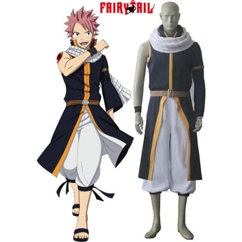 Fairy Tail Dragon Slayers Natsu Dragneel After Seven Years Cosplay Costume
