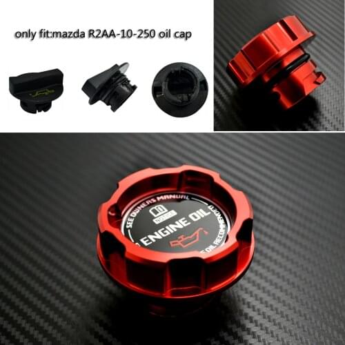Red Aluminum ENGINE Oil Cap for MAZDA MAZDASPEED MAZDA 2, MAZDA 3 Axela Mazda 6 Atenza Mazda 5 New CX-5 CX-7 MX-5
