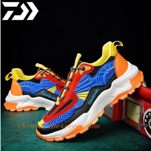 Daiwa Fishing Shoes Trends Outdoor Sports Shoes Running Non-slip Sneakers 2022 Male Outdoor Athletic Walking Shoes Men Sneakers