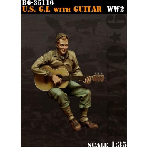 1/35 scale die-cast resin white model World War II Russian infantry need to manually color the model free shipping