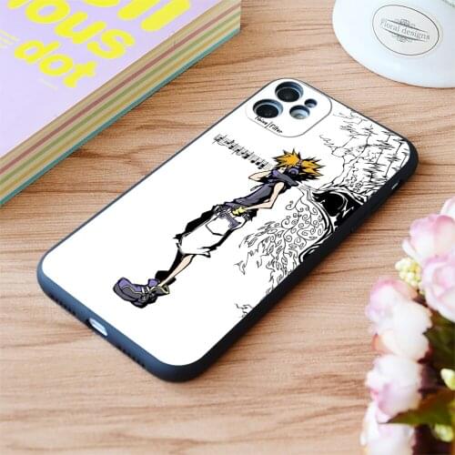 For iPhone The World Ends With You Neku Print Soft Matt Apple iPhone Case 6 7 8 11 12 Plus Pro X XR XS MAX SE