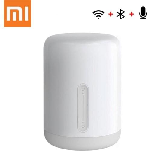 Original Xiaomi Mijia Bedside Table LED Night Light Smart House Indoor Bed Lamp Changing Colors Wireless Connect Apple HomeKit