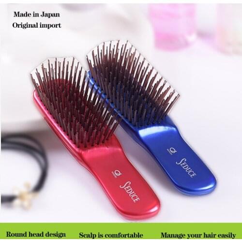 Japanese Household Hairdressing Comb With Dense Teeth, Airbag Comb, Meridian Massage, Shunfa Anti-static Portable Comb