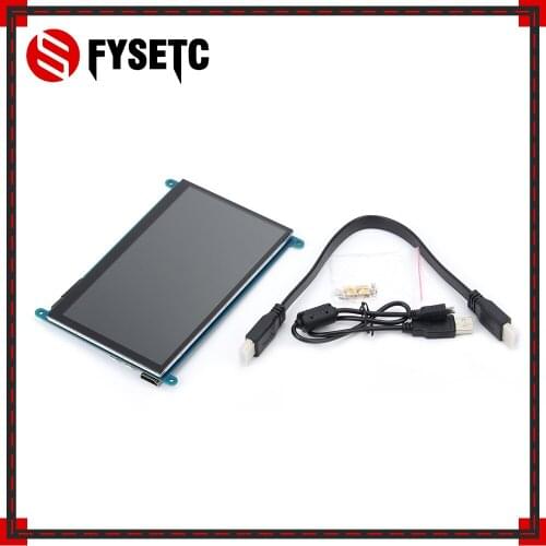 Raspberry Pi 3 B+ 7 inch Touch Screen 1024*600 Capacitive Touchscreen LCD HDMI Interface TFT Display + USB + CD For Raspberry Pi