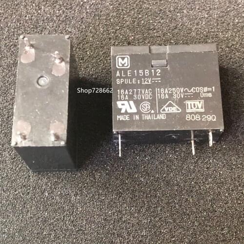 5pcs/lot ALE15B12 12V 12VDC Relay ALE15B12