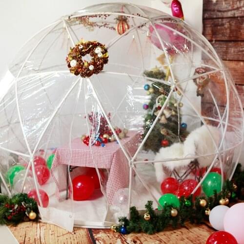 Christmas - Indoor Tent for Kids/Web celebrity tent /Transparent Sphere tents /Geodesic dome/Christmas Indoor Tent for Kids