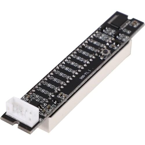 Retail Mini Dual 12 Level Indicator VU Meter Stereo Amplifier Board Adjustable Light Speed Board