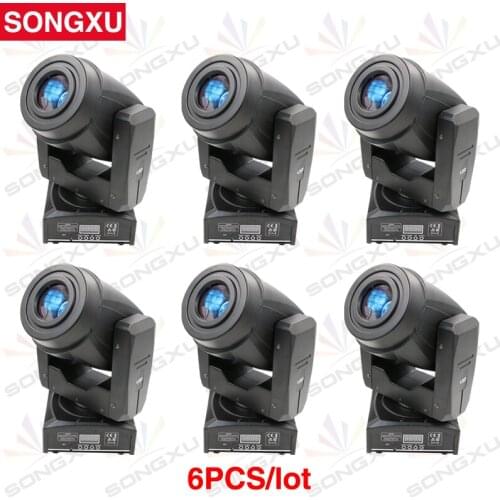60W LED Lyre Spot Moving Head Light LED Gobo Lyre Moving Head Light with Rotation Function for DJ Disco Stage 6pcs/lot/SX-MH60A