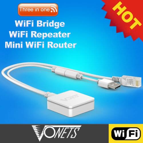 VONETS 300Mbps Wifi Router WiFi Range Extender Signal Repeater Portable Ethernet cable RJ45 to WiFi AP Client for hotel R11N-300