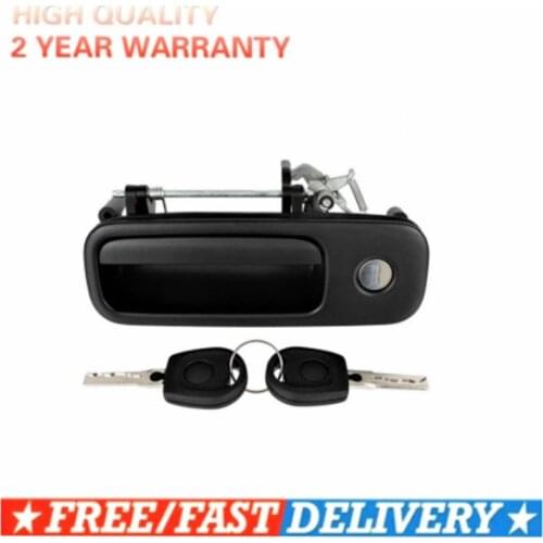 Tailgate Rear Outer Door Handle with Lock 2 Keys for GOLF IV Lupo Seat Arosa 1997-2006 1J6827297G 1J6827565B
