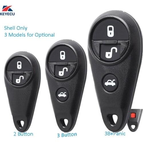 KEYECU Replacement Remote Key Shell Case Fob for Subaru that use NHVWB1U711 (3 Models for Optional)