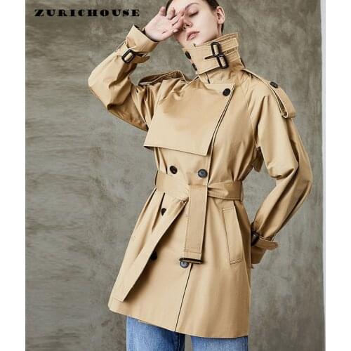 Женские классические тренчи ZURICHOUSE China At AliExpress