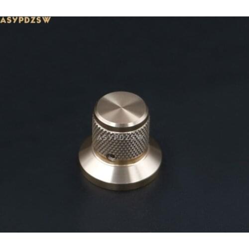 1 PCS Pineapple grain golden 25*17*22 Full aluminum amplifier solid Volume potentiometer knob