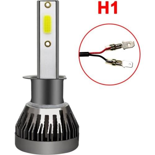 H1 Led Headlight Car Lights Car Accessories COB 9005 9006 9012 26000LM 12W Car Headlight Kit Beam Bulbs 6000K Whites