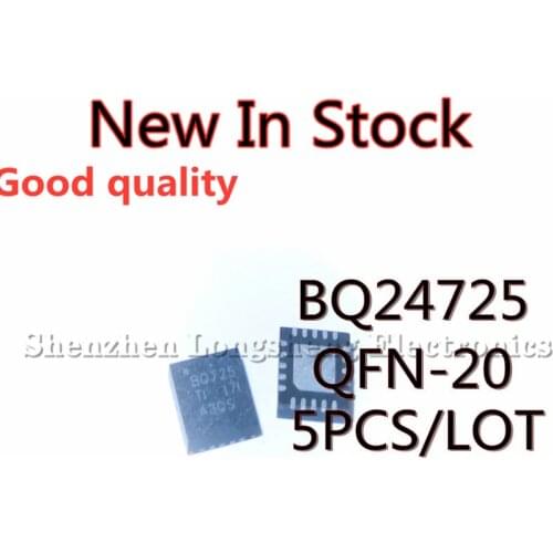 5PCS/LOT BQ24725RGRR BQ24725 BQ725 QFN20