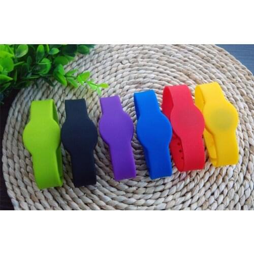 500pcs/lot 125Khz EM4305 silicone RFID wristband printable customized RFID bracelet waterproof