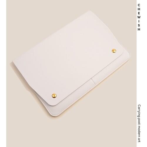 Laptop Sleeve PU Leather Covers for Macbook Pro Air 13inch 15inch