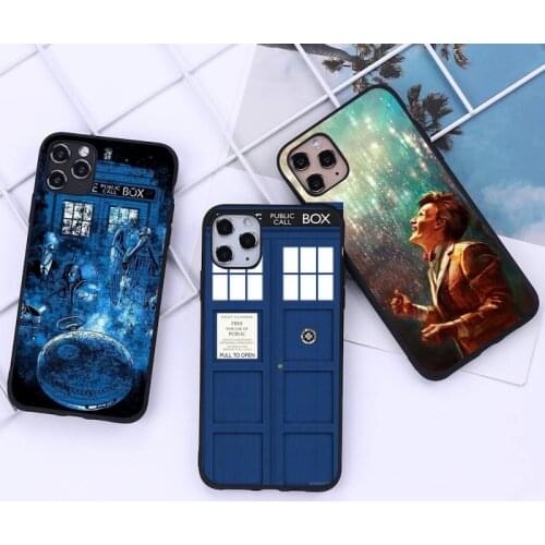 Tardis Box Doctor Who Phone Case for iphone 12 11 Pro Mini XS MAX 8 7 6 6S Plus X 5S SE 2020 XR cover