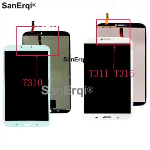 For Samsung Galaxy Tab 3 8.0 SM-T310 Display SM T311 LCD Display Matrix Touch Screen SM-T311 Digitizer Sensor Parts