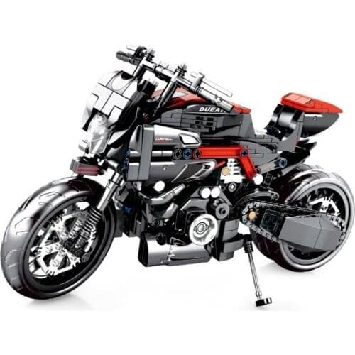 DUCATI Toys Technic Monster 1200R 797 ORV Motorcycle Building Blocks Bricks Classic Model Kids Toy for Children Car ABS Blocks