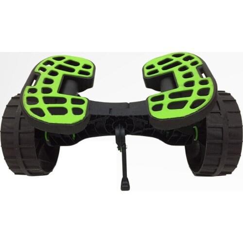 2-Wheel Canoe Boat Carrier Cart Plastic Single Beach Board Cart Trolley Small Fishing Boat Transport Mount Car Surf Board