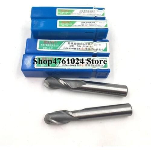 2F-R0.5/R1/R2/R3/R4/R5/R6/R8/R10 elongated ball-end milling cutter，Ball end mills CNC tools HSS & Aluminium