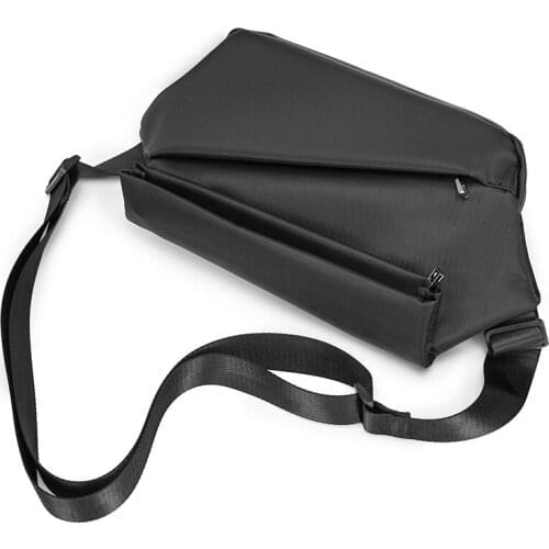 Canvas Chest Bag Waterproof chest pack for men outdoor sports riding bags gym running chest bag male lightweight sling bag