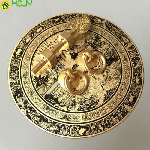 Chinese Antique Furniture Copper fittings 140/180/240mm Cabinet Handle shoe bookcase wardrobe door handle Retro Furniture
