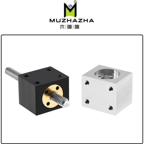 T8 Nut Housing Bracket For 3D Printer Parts T8 Trapezoidal Screw Nut Housing Mount Bracket For 3D Printer Engraving Machine