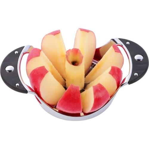 Kitchen Gadgets Vegetable Fruit Tools Stainless Steel Apple Core Remover 8 Pieces Cutter Slicer Knife