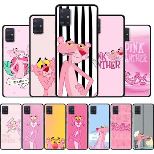 Soft Phone Case For Samsung Galaxy A51 A71 A21s A31 A41 M31 A11 A12 M51 A32 5G M30s A91 A42 Cover Funda Cartoon Pink Panther Sac
