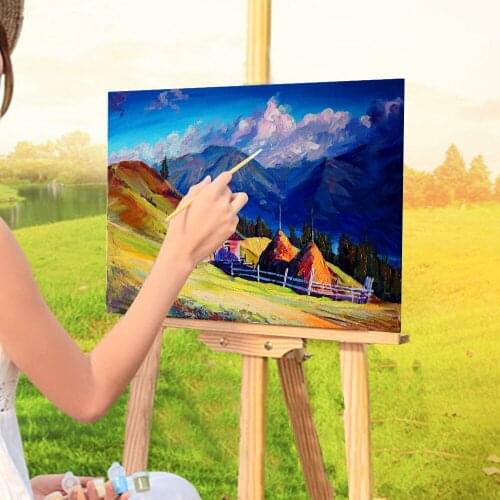 Landscape After The Rain Paint By Numbers Package Acrylic Paints 40*50 Oil Painting Loft Wall Picture Kids Handicraft Drawing