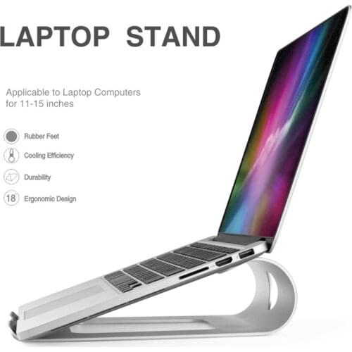 Tilted Laptop Riser Ergonomic Laptop and Tablet Wedge Portable Laptop Cooling Stand for 11inch-15inch Laptops or Tablets