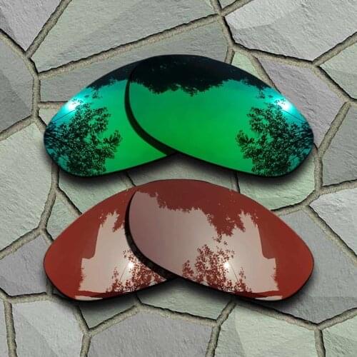 Jade Green&Bronze Brown Sunglasses Polarized Replacement Lenses for Monster Dog