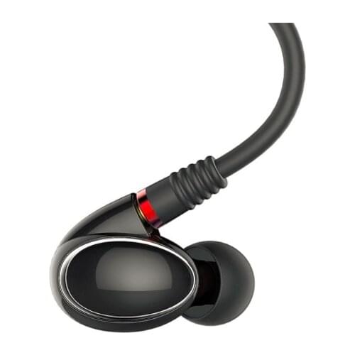 Brand New Arrival FiiO Balanced Armature-Dynamic Hybrid Earphone FH1 Eaprhone FH1 Black color (Have coupon)
