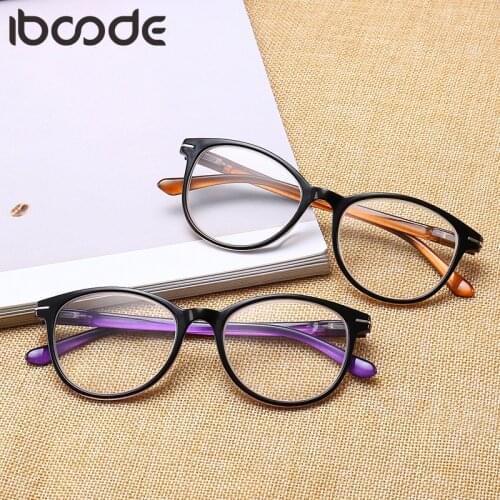 Iboode Comfy Ultralight Reading Glasses Women Men Anti-fatigue Presbyopia Eyeglasses Unisex Eyewear +1.0+1.5+2.0+2.5+3.0+3.5