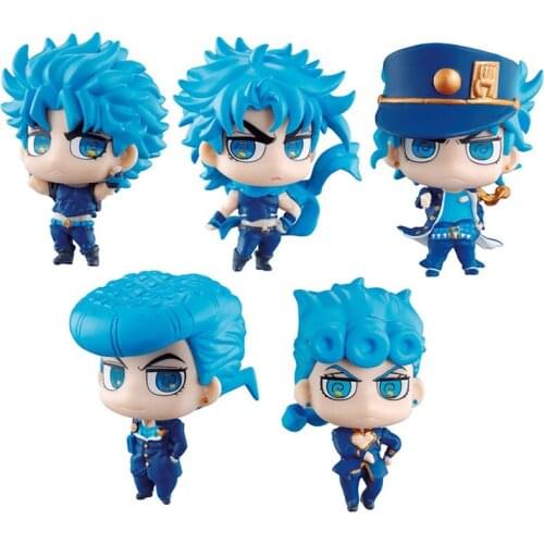 Original Bandai SD JoJos Bizarre Adventure Blue Phantom Blood Kuujou Joutarou Q Version Action Collection Decoration Model Toys