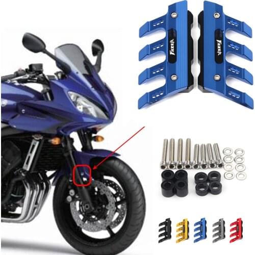 For YAMAHA FZ6 Fazer FZ-6 S2 Fazer Motorcycle CNC Accessories Mudguard Side Protection Block Front Fender Anti-Fall Slider