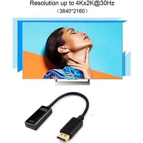 DP To HDMI Male Female Converter 4k/2k Display Port To HDMI Adaptor Displayport HD 4k for Macbook HDTV Projector N007