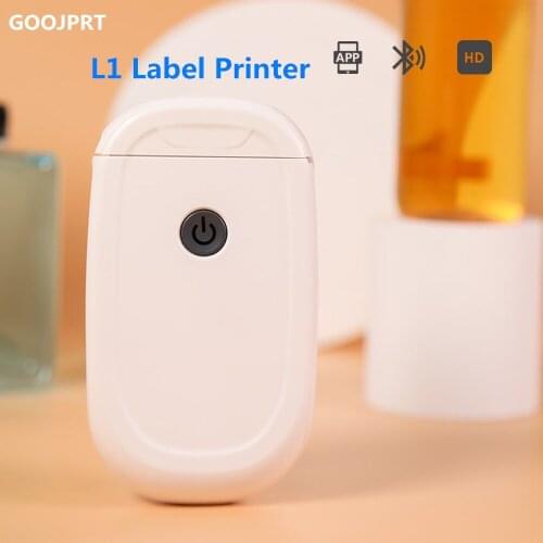 Mini L1 Portable Thermal Label Printer Handheld Sticker Printer Bluetooth Wireless Mobile Phone Android And iOS Printer